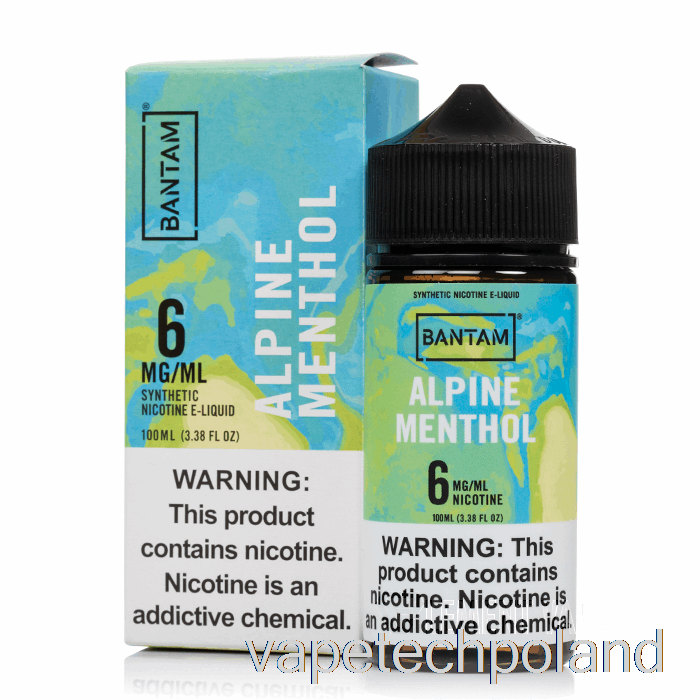 Vape Pen Alpine Mentol - Vape Bantam - 100ml 3mg